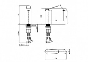 MEDIDAS MONOMANDO LAVABO PRO MARTI1921